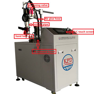 Δυναμική βαλβίδα ανάμειξης AB Μηχανή Epoxy Potting με αντλία τροχιάς